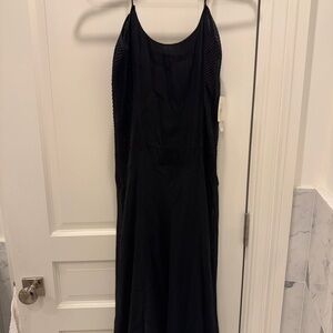 Spaghetti Strap Black Dress